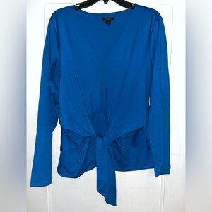 Halogen Turquoise Top — So Flattering!